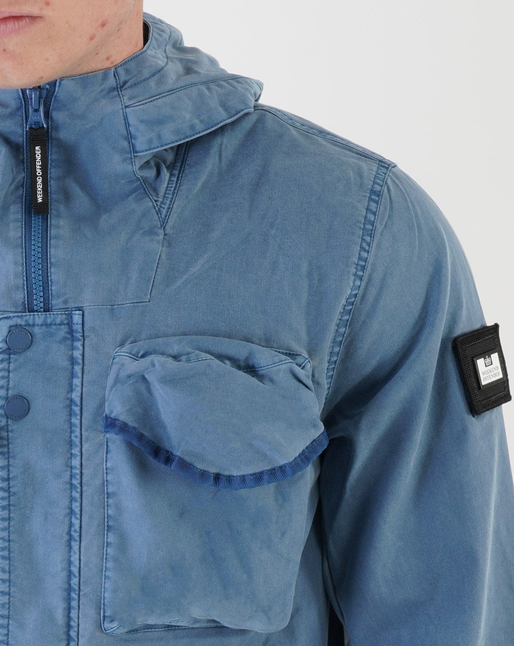 Weekend Offender Cotoca Jacket Deep Blue - Image 3