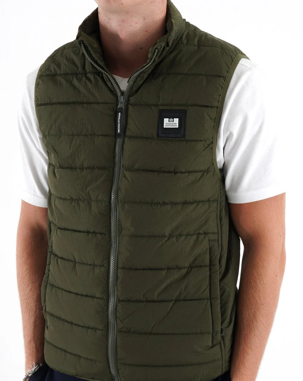 Weekend Offender Gacha Gilet Dark Green - Image 2