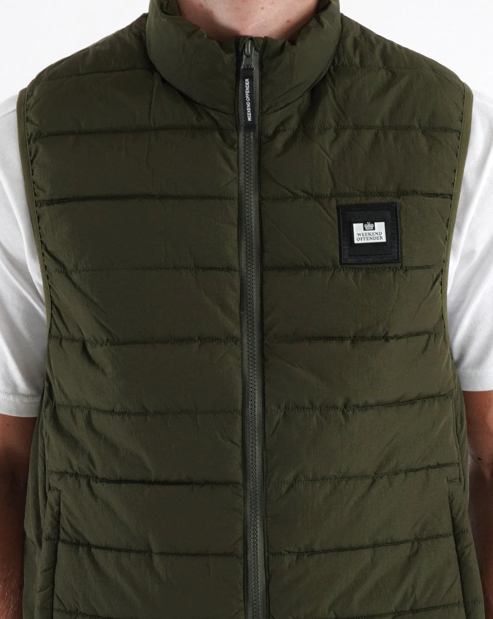 Weekend Offender Gacha Gilet Dark Green - Image 3