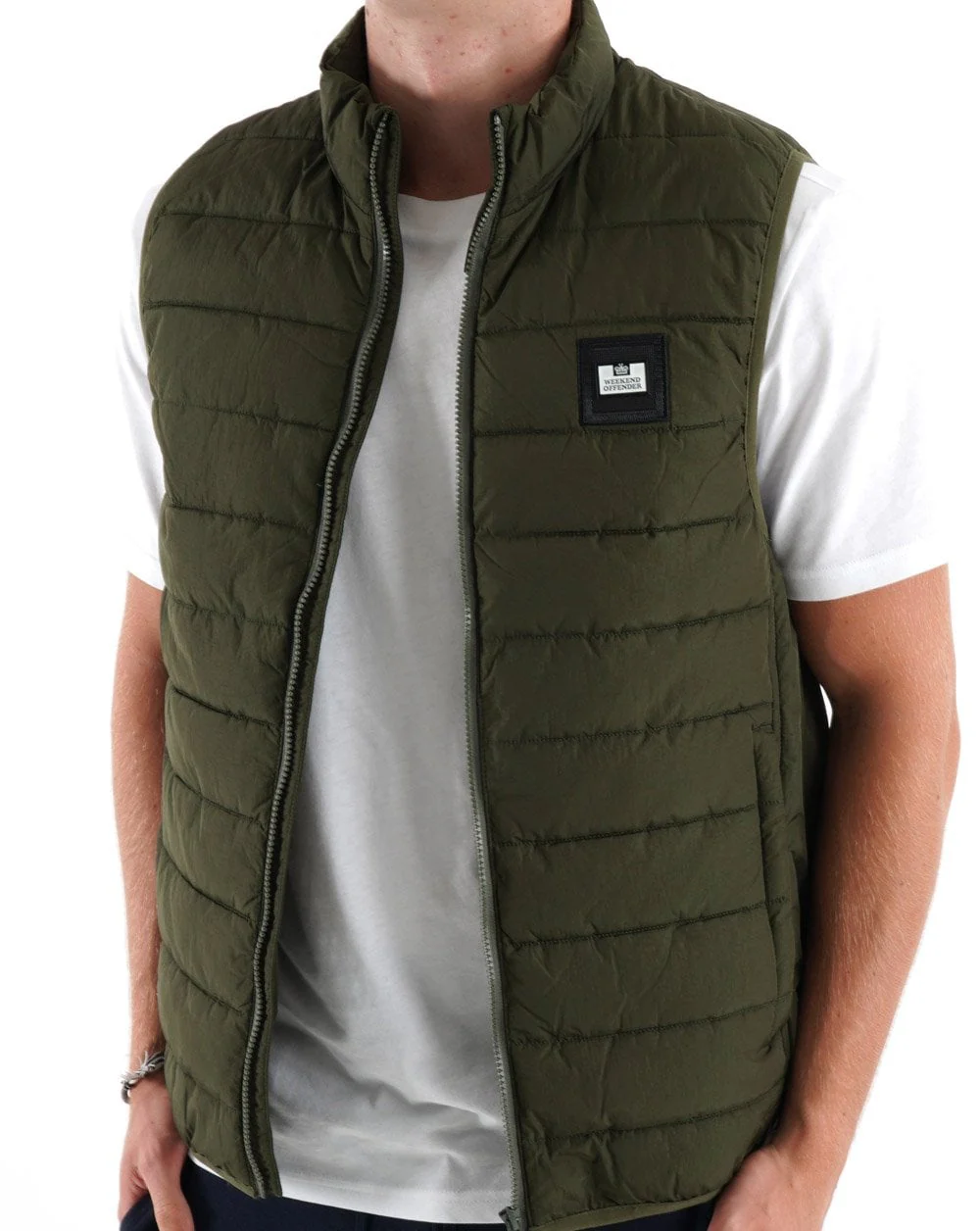 Weekend Offender Gacha Gilet Dark Green - Image 4