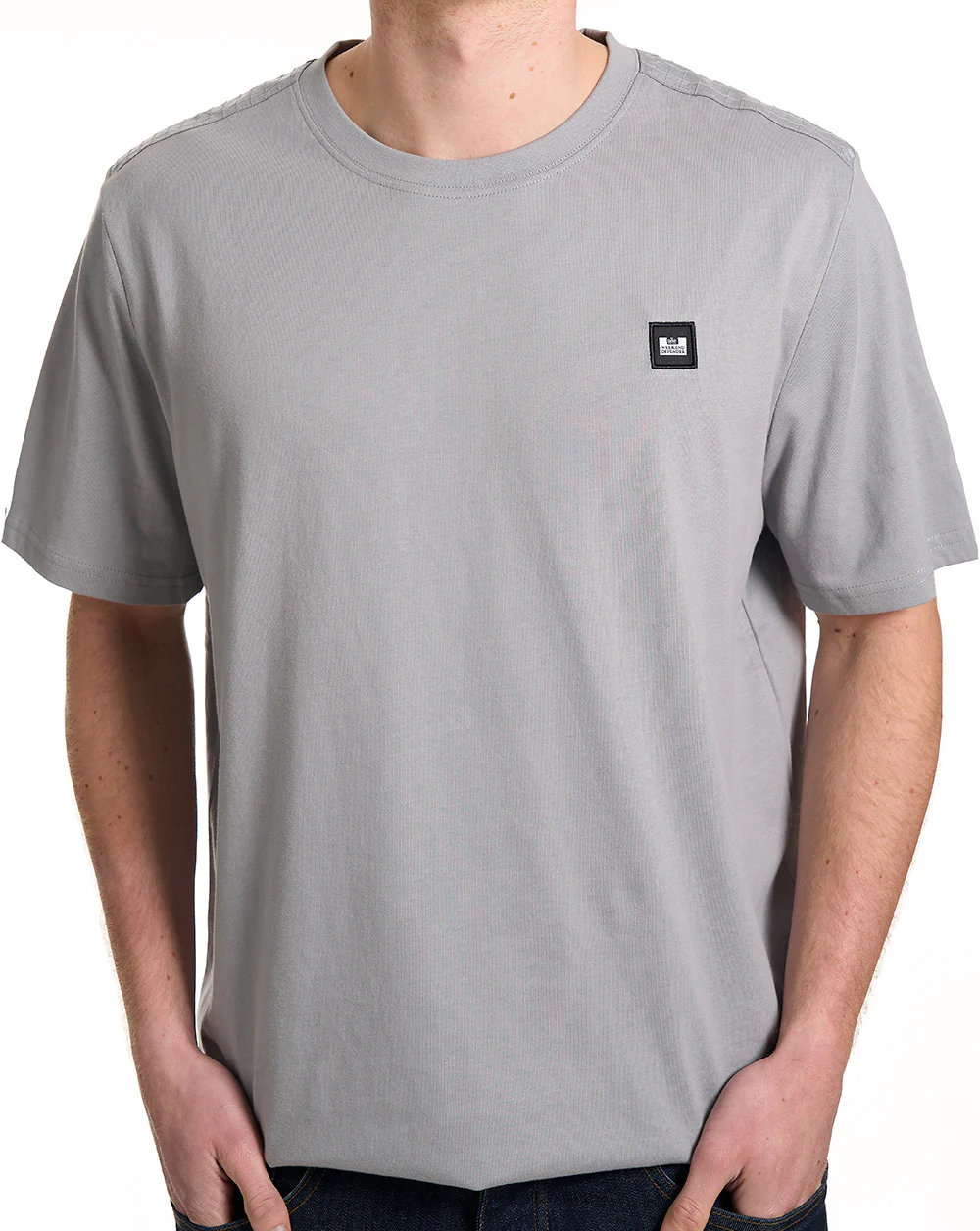 Weekend Offender Garcia T Shirt Smokey Grey - Image 3