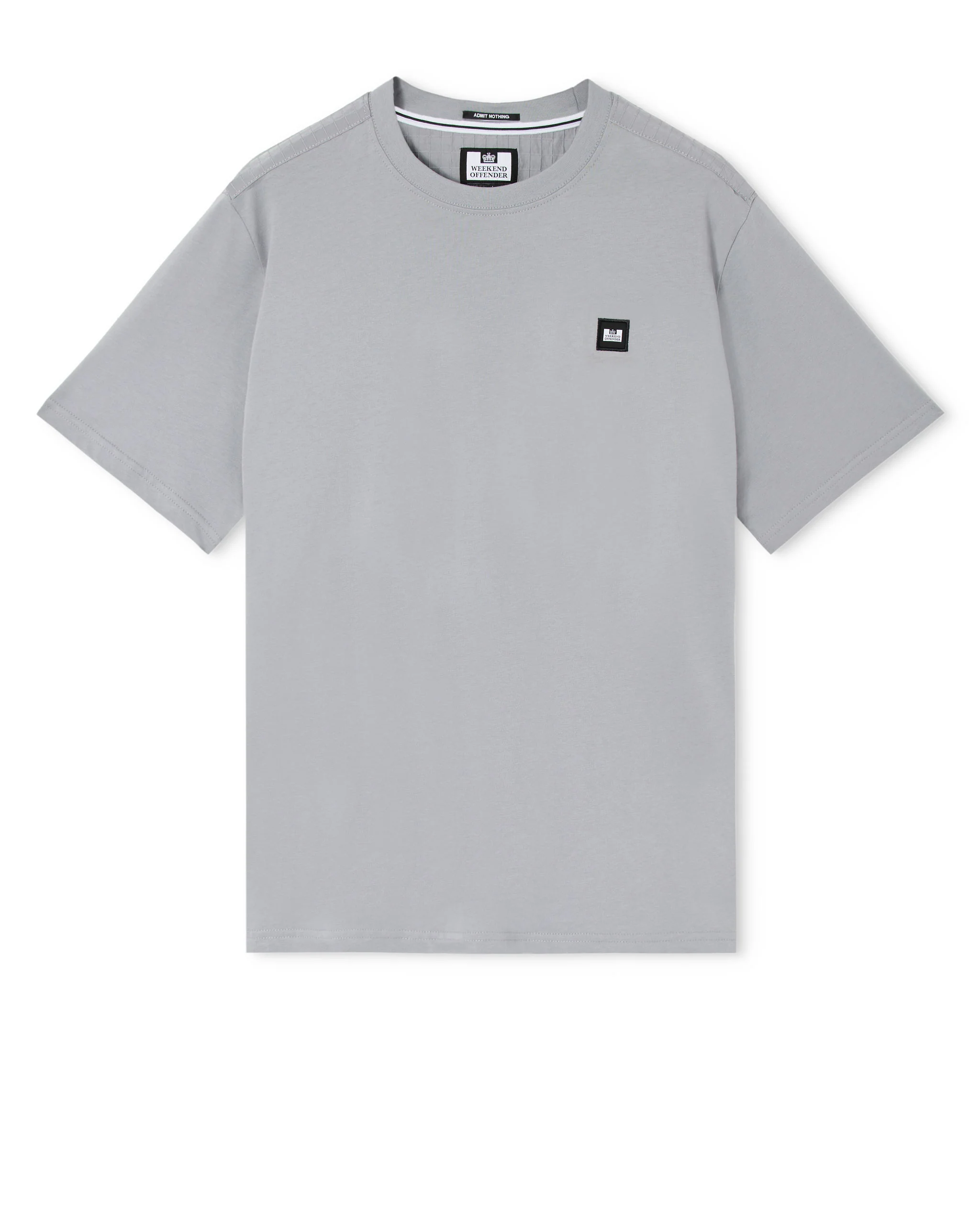 Weekend Offender Garcia T Shirt Smokey Grey - Image 4