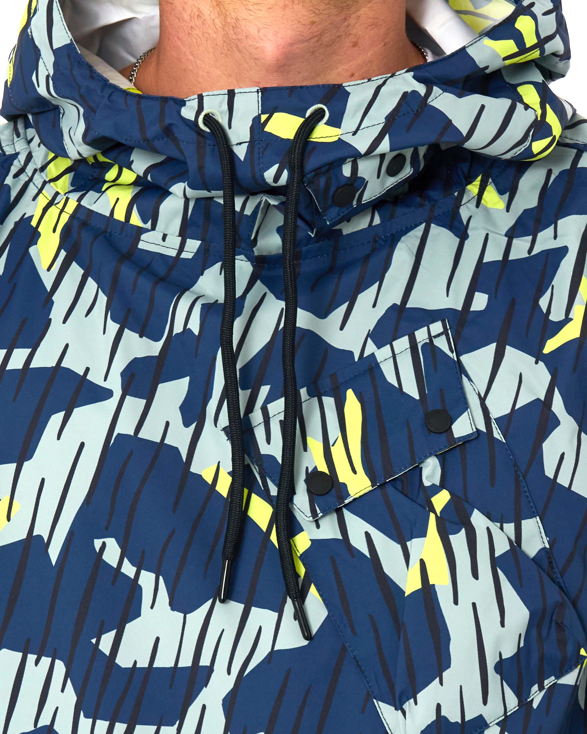 Weekend Offender Grohl Overhead Jacket Julep Green - Image 5
