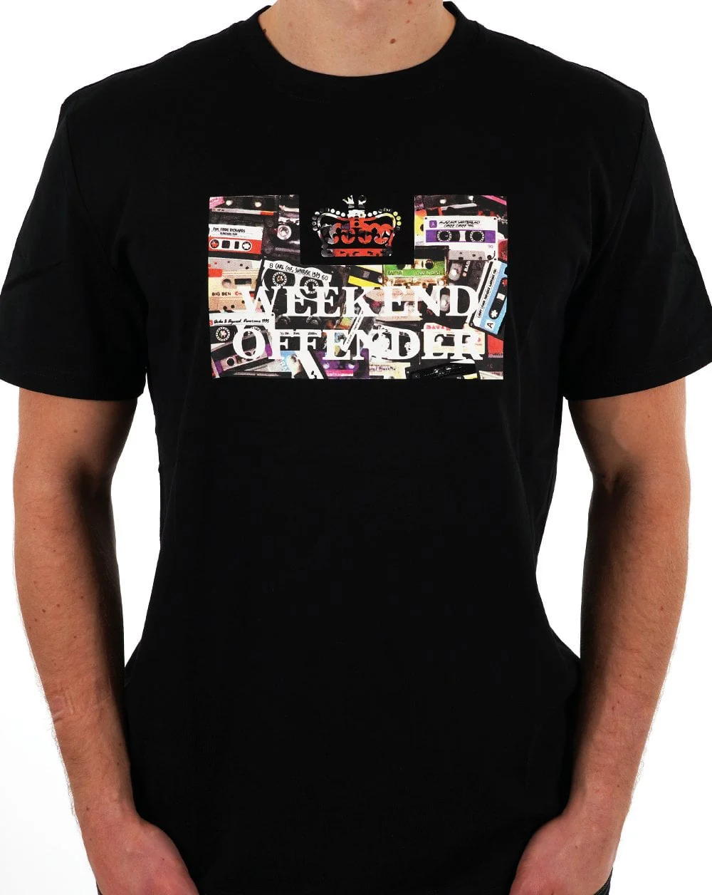 Weekend Offender Keyte T-shirt Black - Image 3