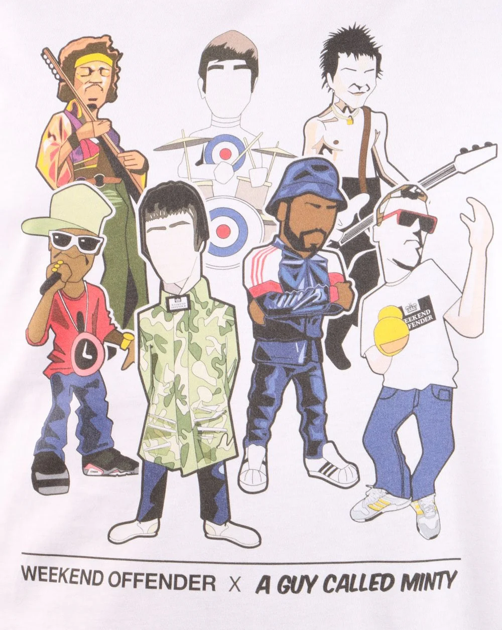 Weekend Offender Legends X Minty T-shirt White