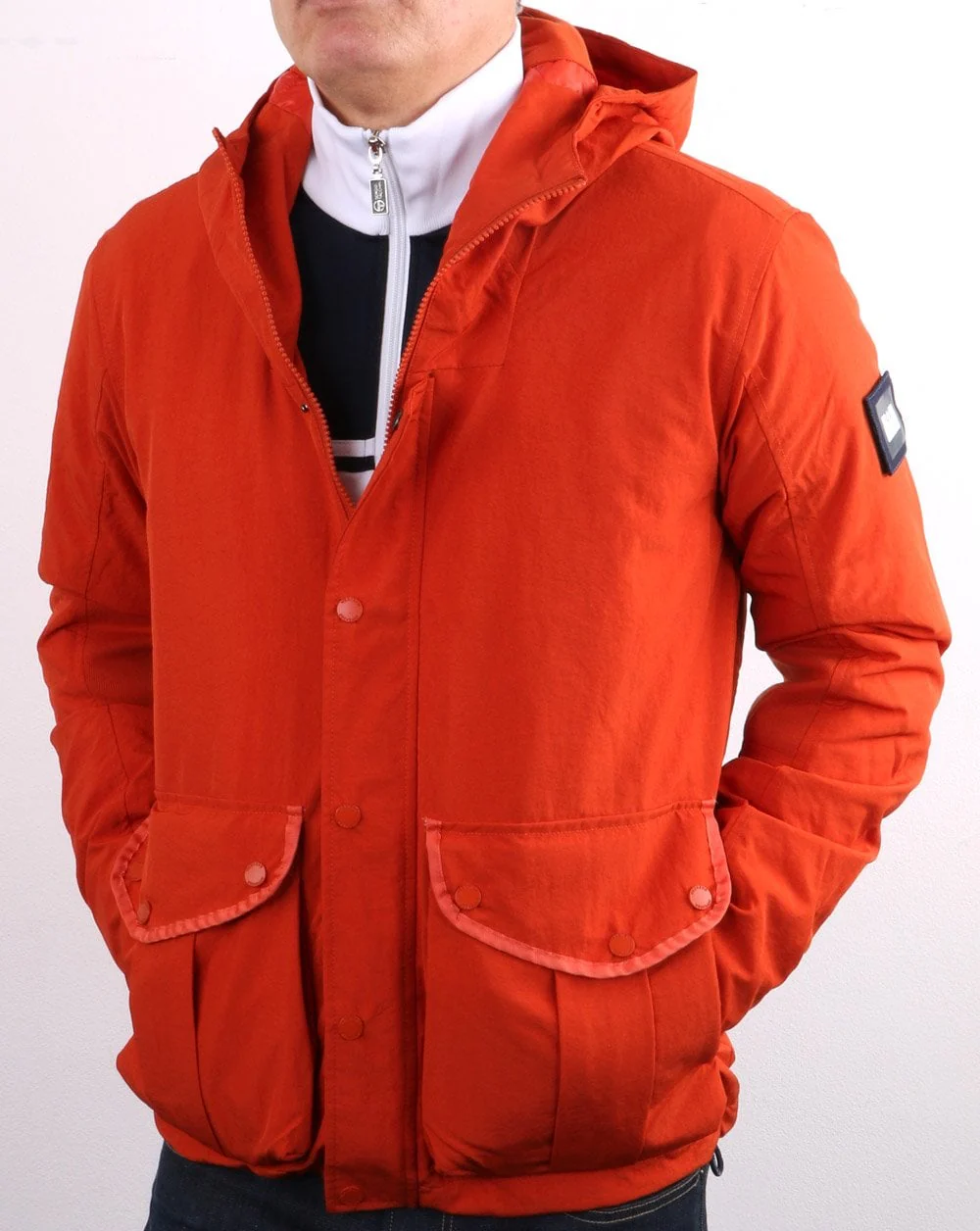 Weekend Offender Leo Gregory Jacket Burnt Orange - Image 3