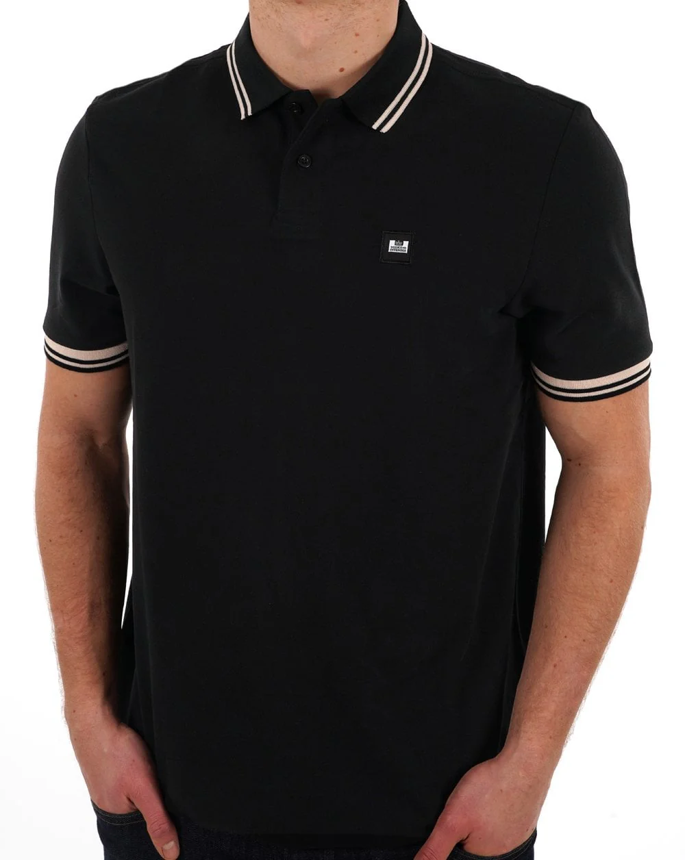 Weekend Offender Levanto Polo Shirt Black - Image 4