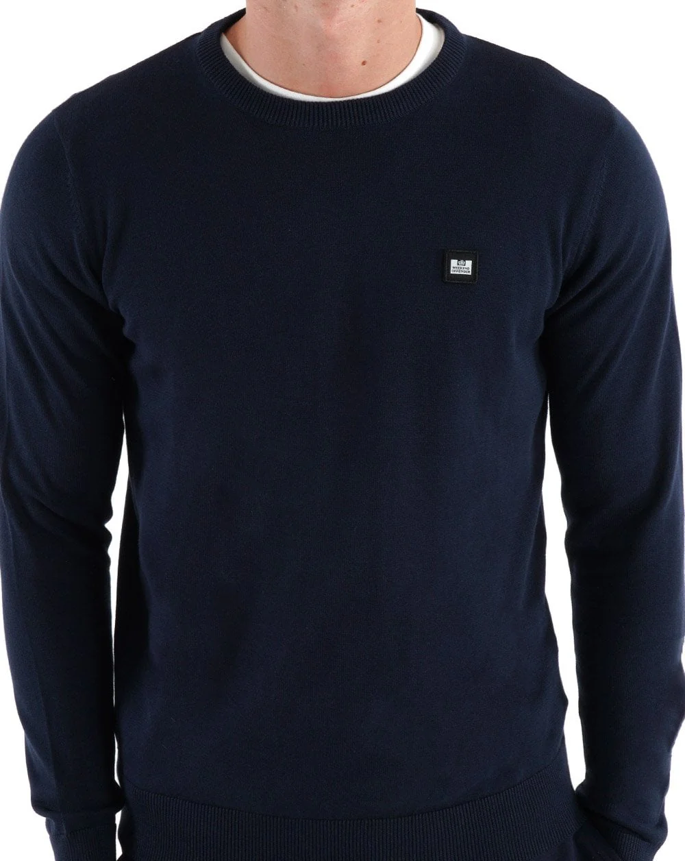 Weekend Offender Lima Knit Jumper Navy - Image 4