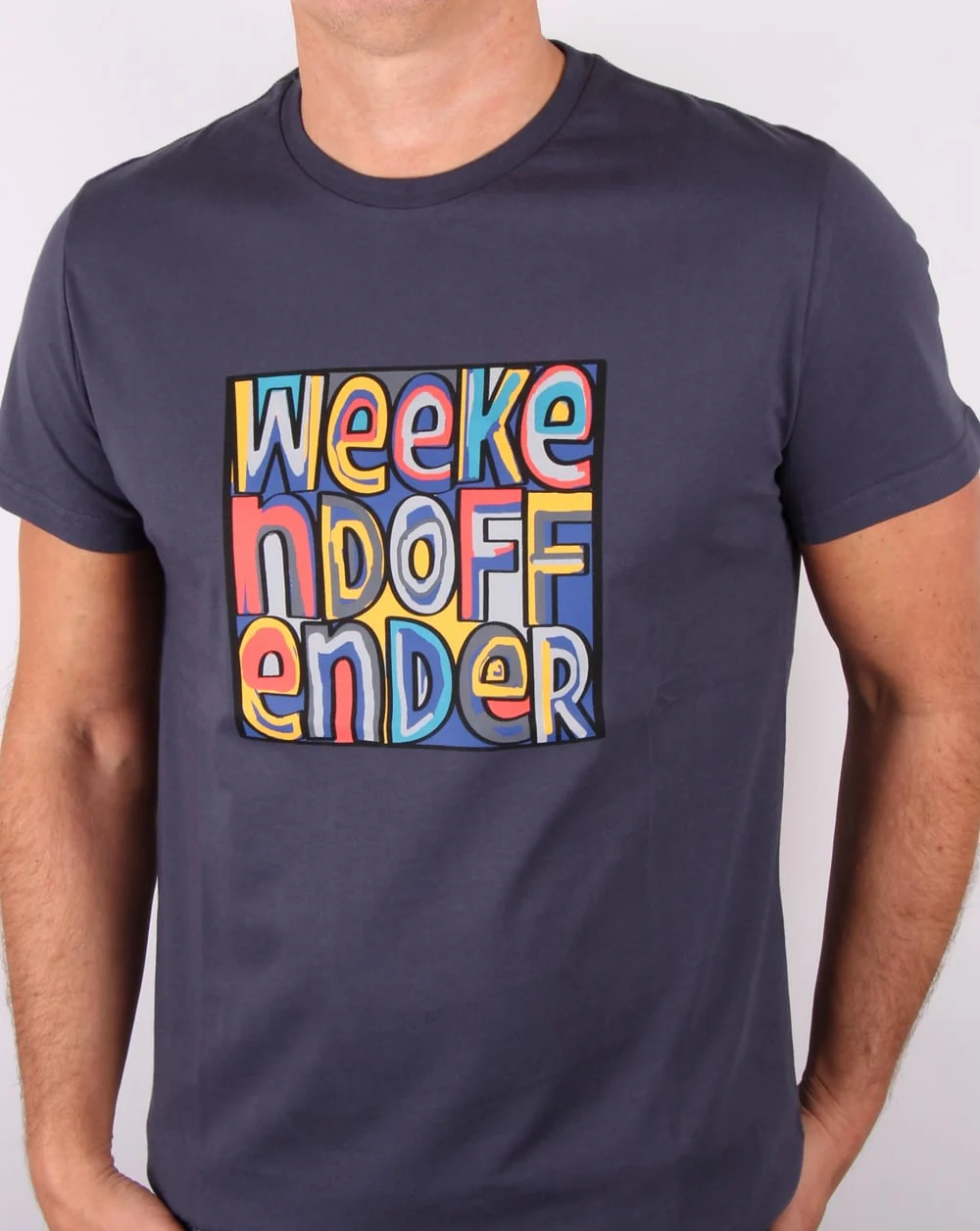 Weekend Offender Mad Cyril T Shirt Pewter