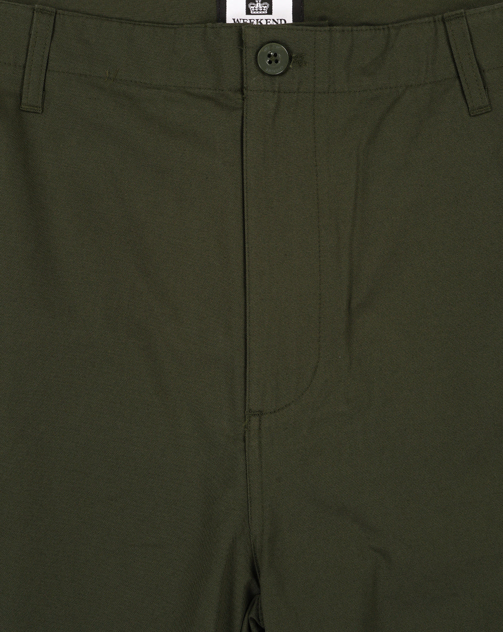 Weekend Offender Cargo Shorts Dark Green - Image 2