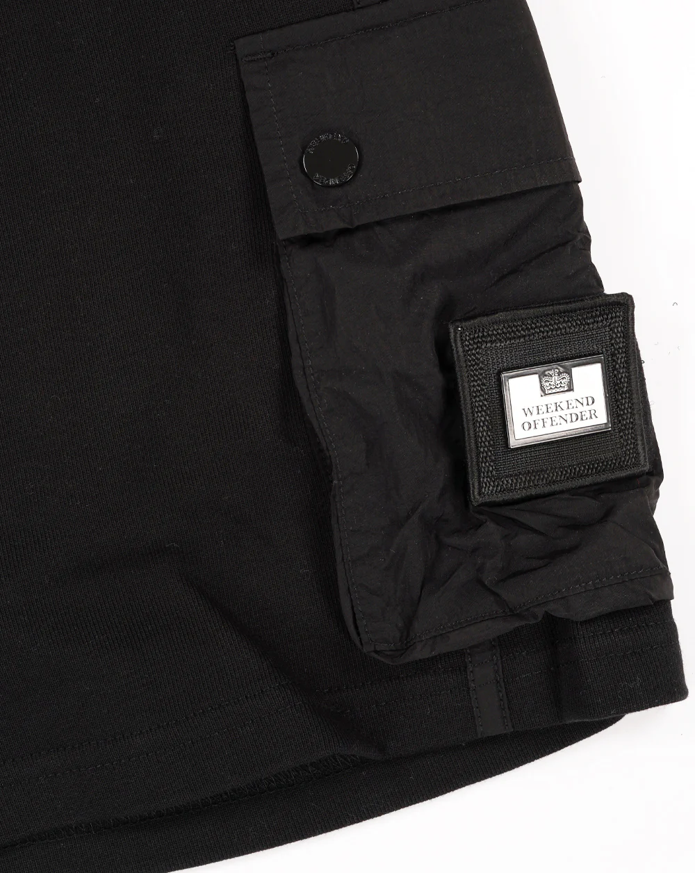 Weekend Offender Nor'easter Cargo Shorts Black - Image 3