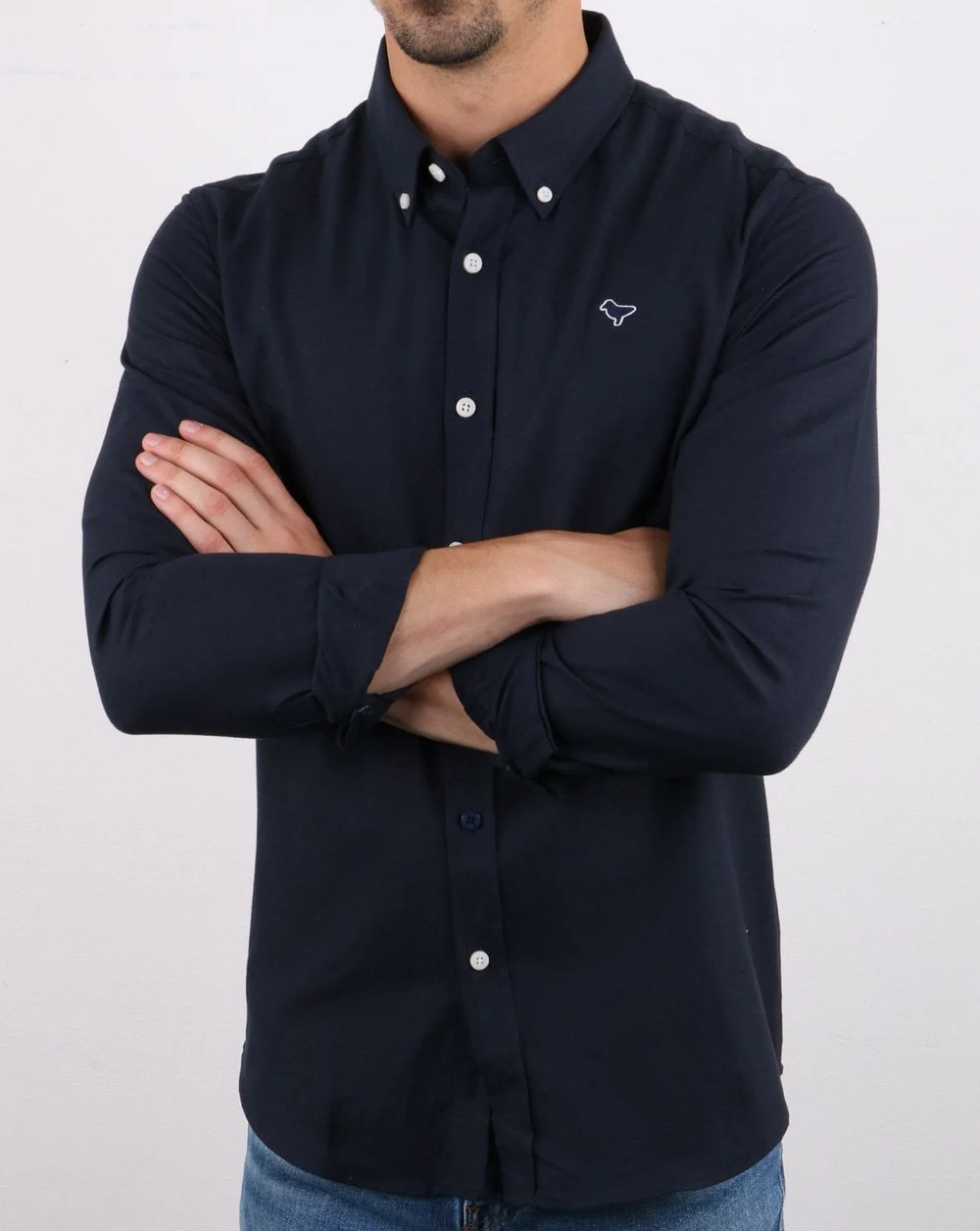 Weekend Offender Pallomari Shirt Navy - Image 3