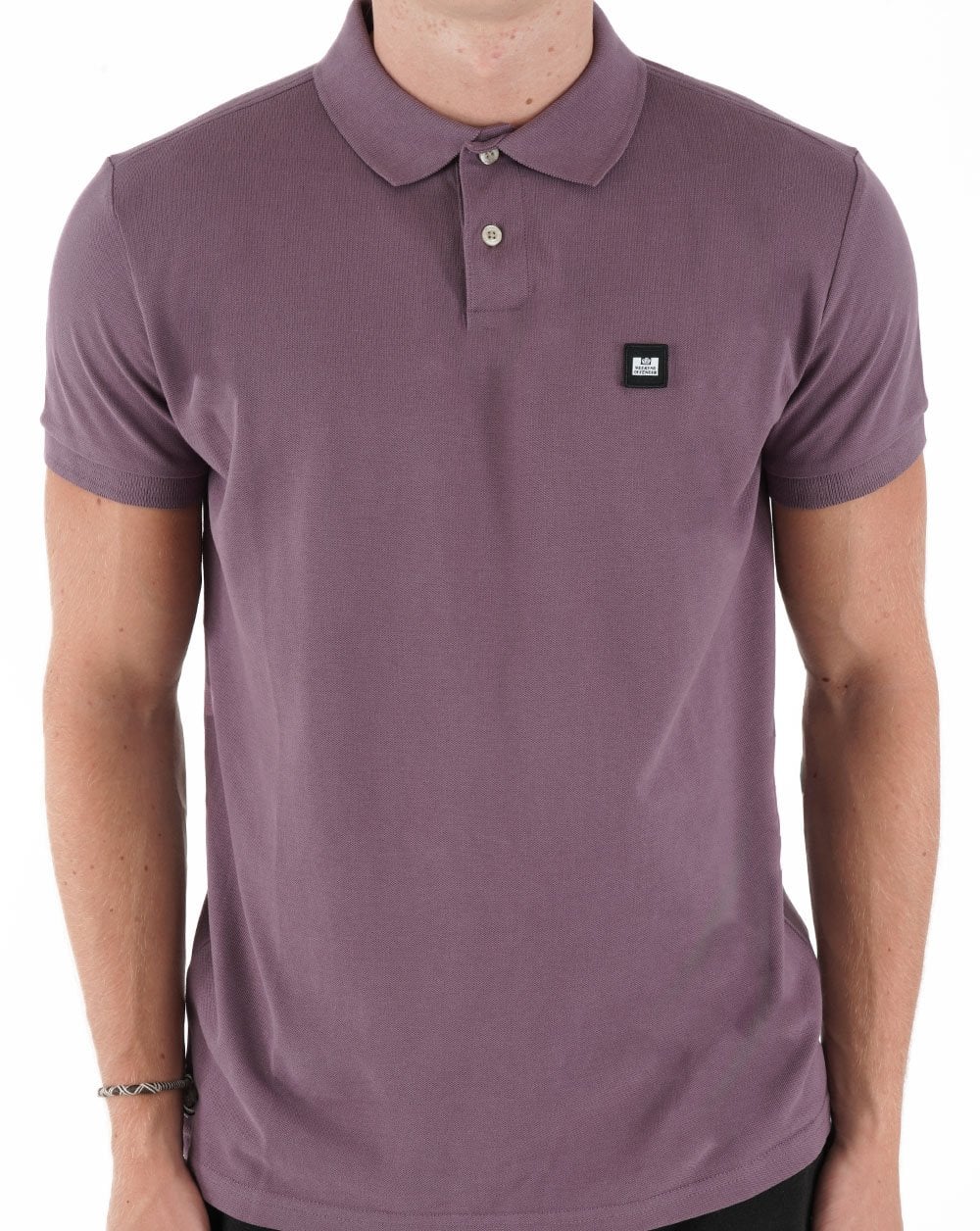 Weekend Offender Polo Shirt Dark Grape - Image 3