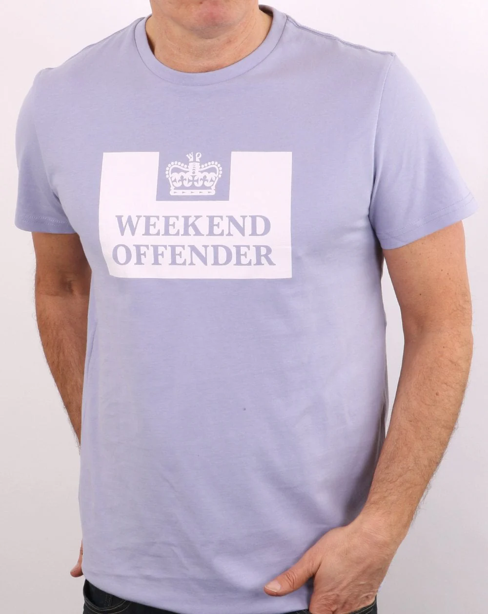 Weekend Offender Prison T-shirt Lilac - Image 2