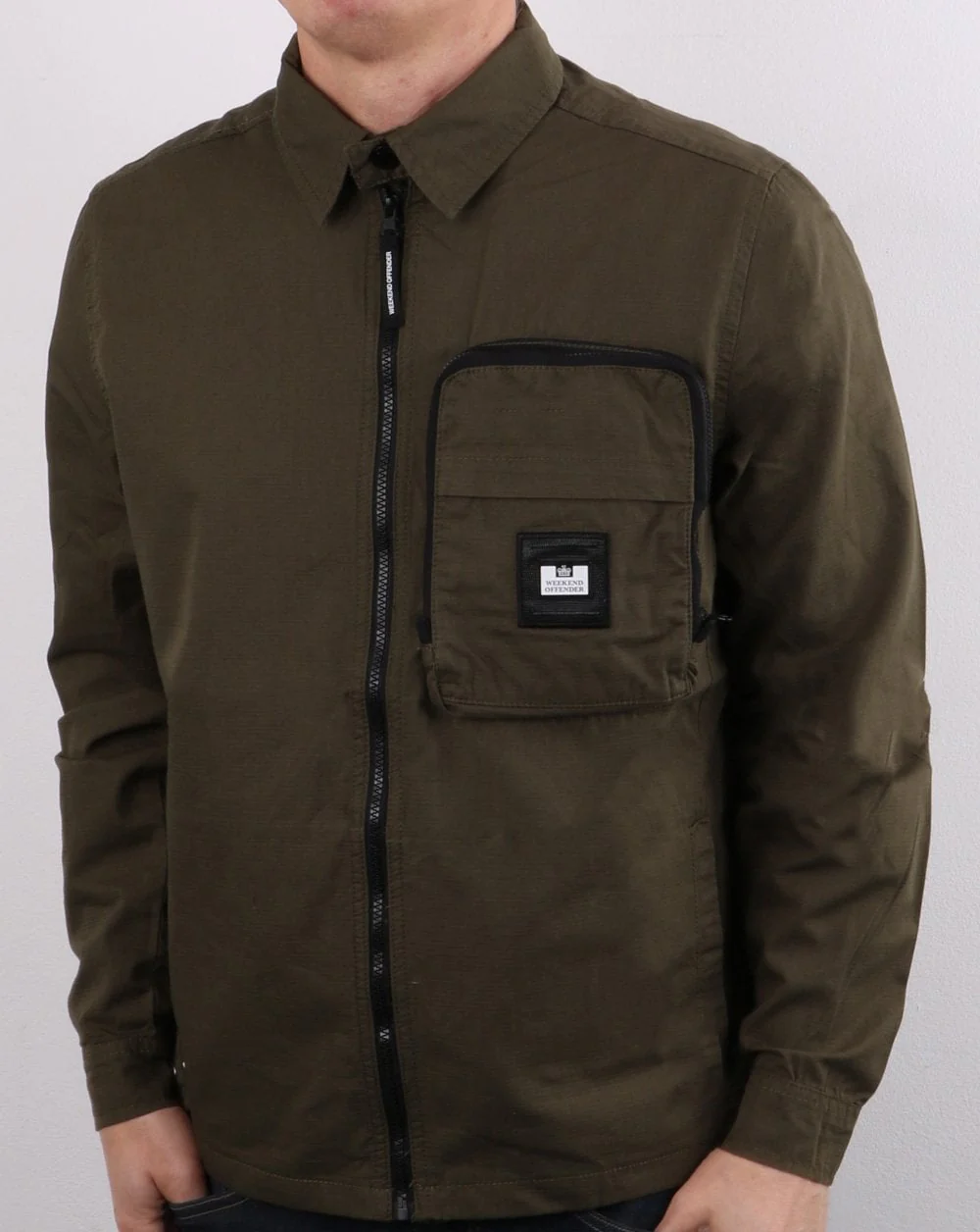 Weekend Offender Railay Overshirt Dark Army