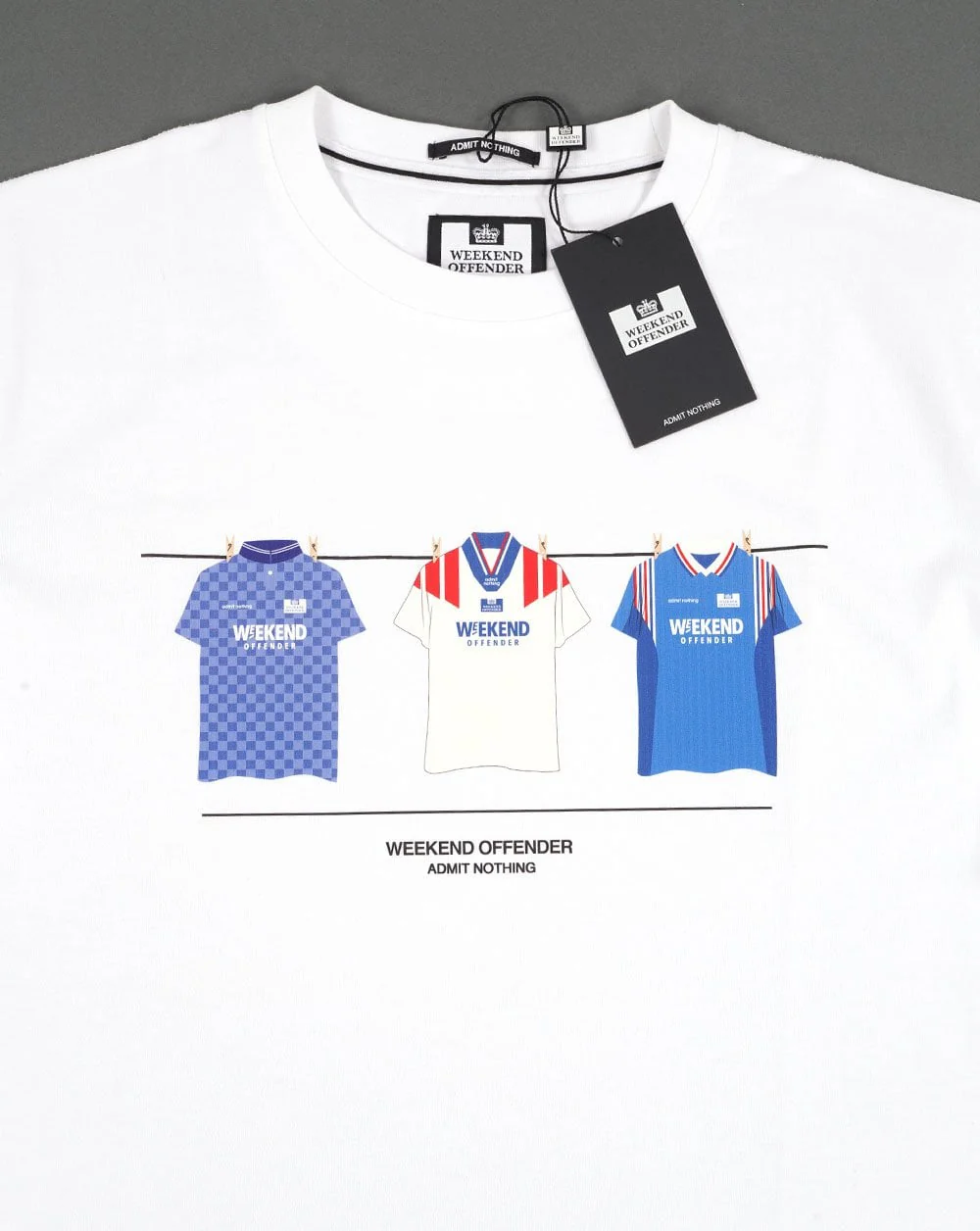 Weekend Offender Rangers T-shirt White/Blue