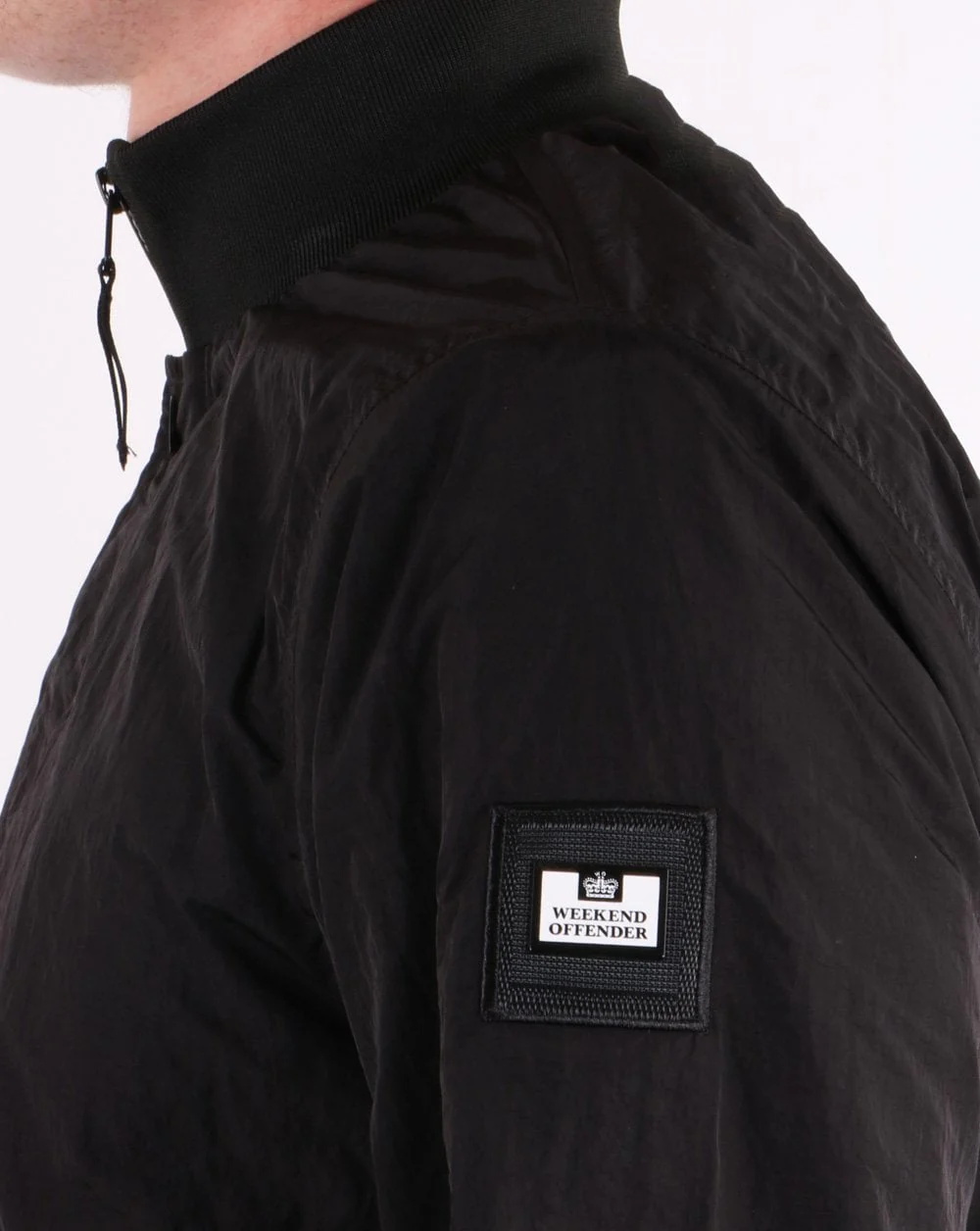 Weekend Offender Riberalata Bomber Jacket Black - Image 3