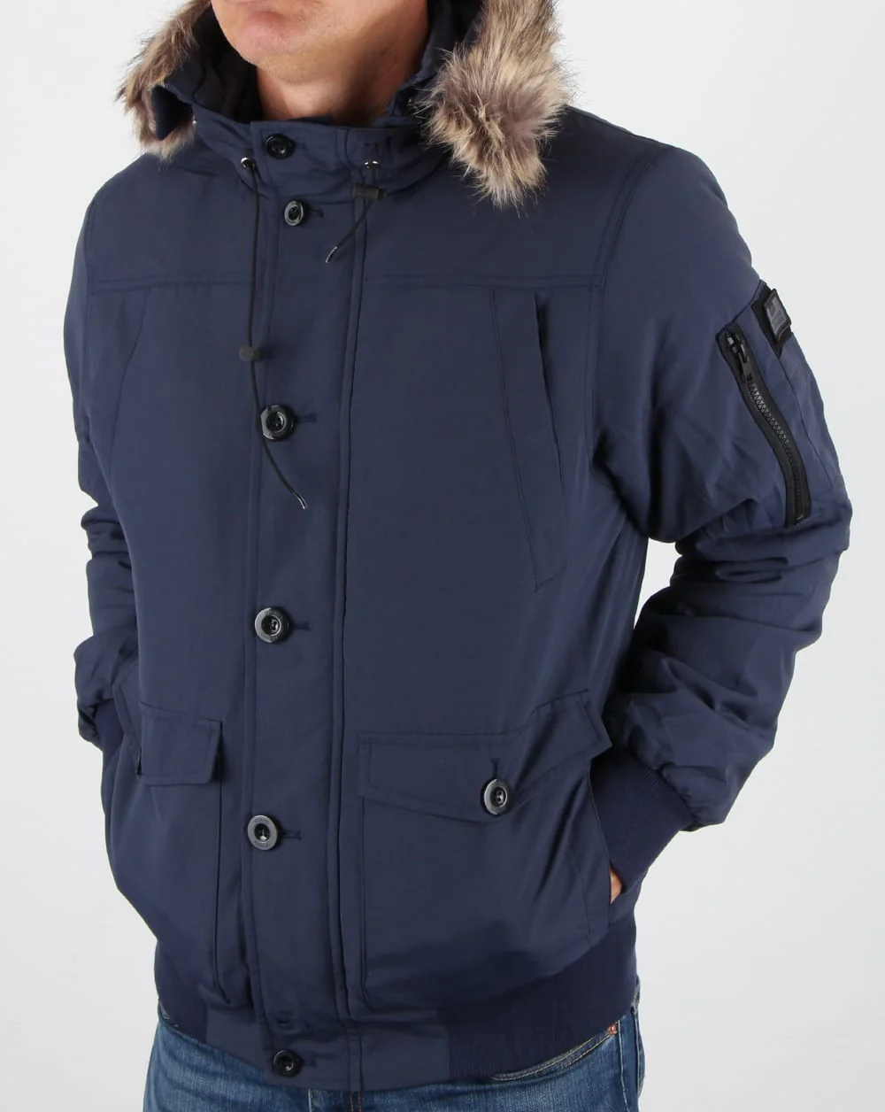 Weekend Offender Scope Jacket Navy - Image 3