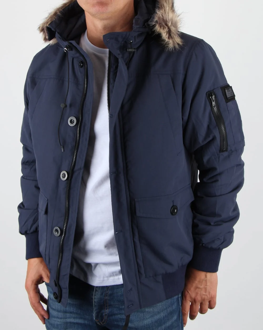 Weekend Offender Scope Jacket Navy - Image 4