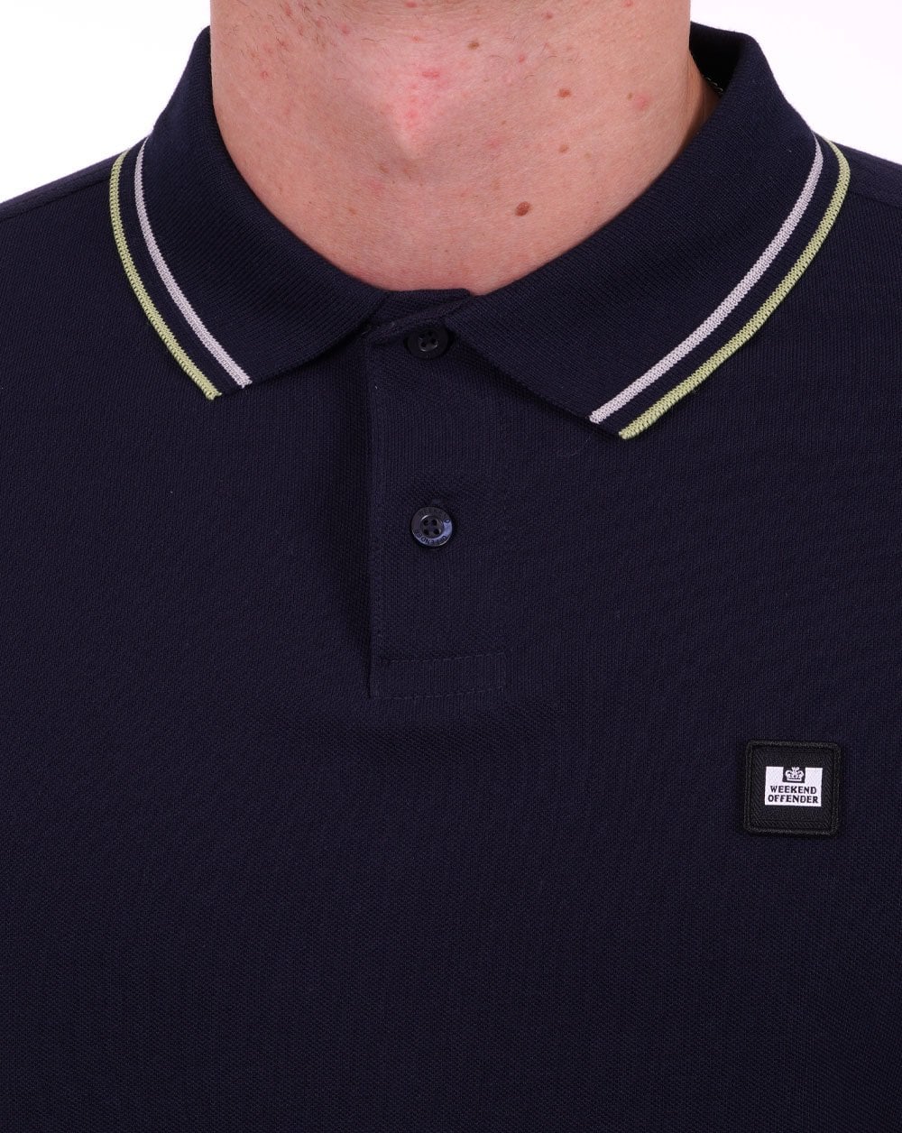 Weekend Offender Sterling Polo Shirt Navy - Image 2