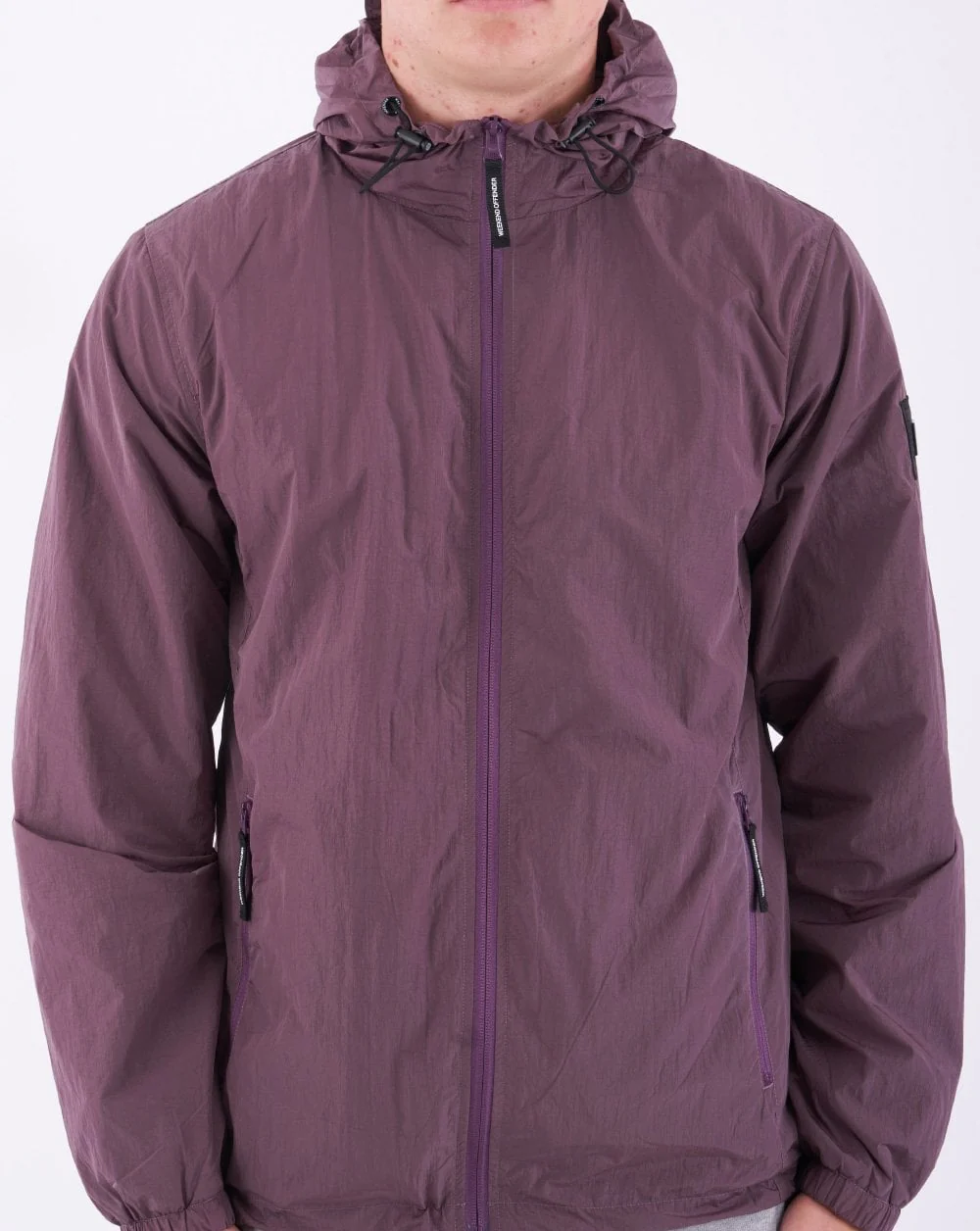 Weekend Offender Technician Jacket Dark Grape - Image 5