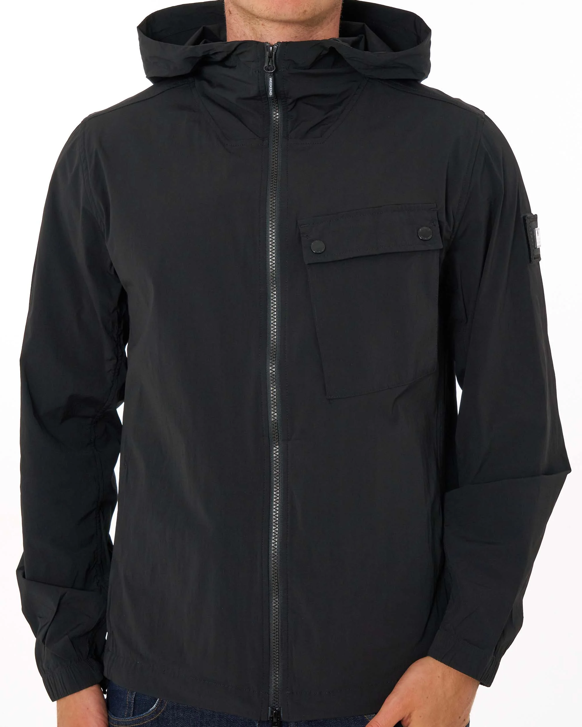 Weekend Offender Temara Technical Windbreaker Black - Image 5