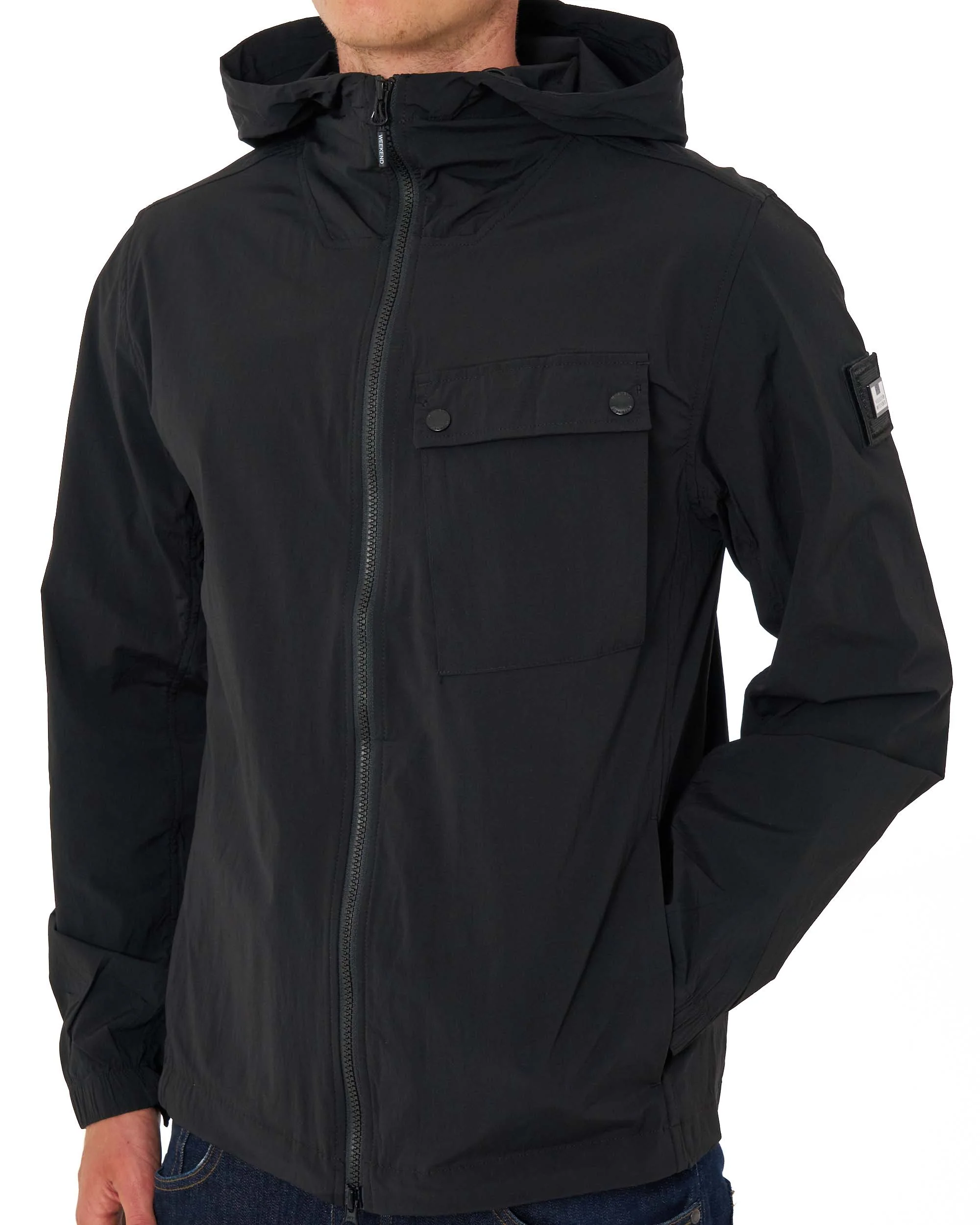 Weekend Offender Temara Technical Windbreaker Black - Image 6