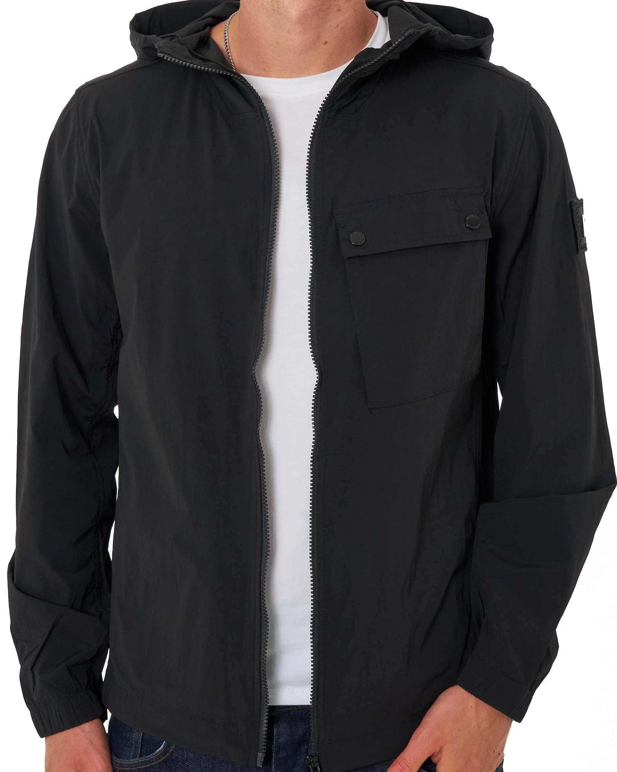 Weekend Offender Temara Technical Windbreaker Black - Image 8