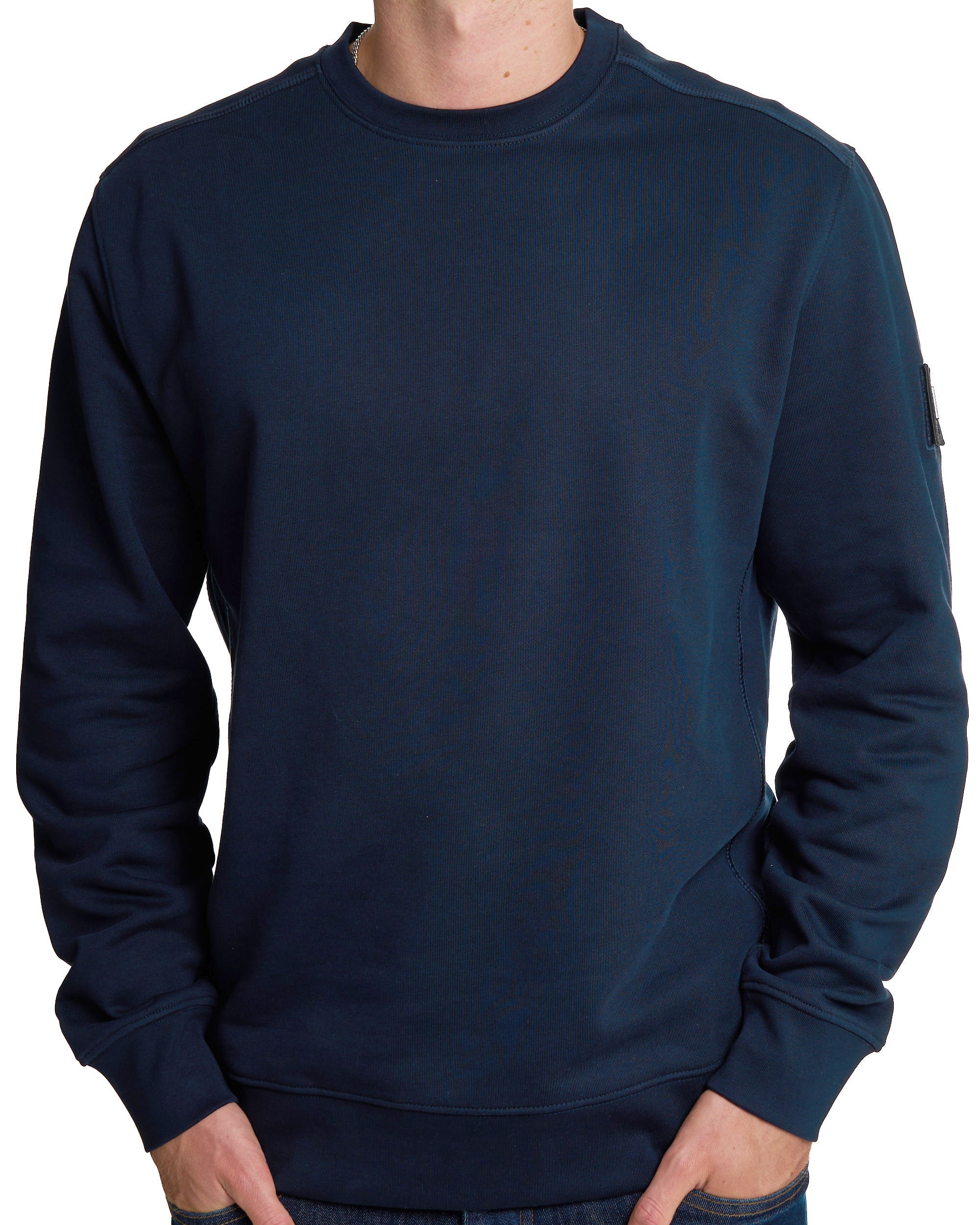 Weekend Offender Thunder Crew Sweat Navy - Image 3