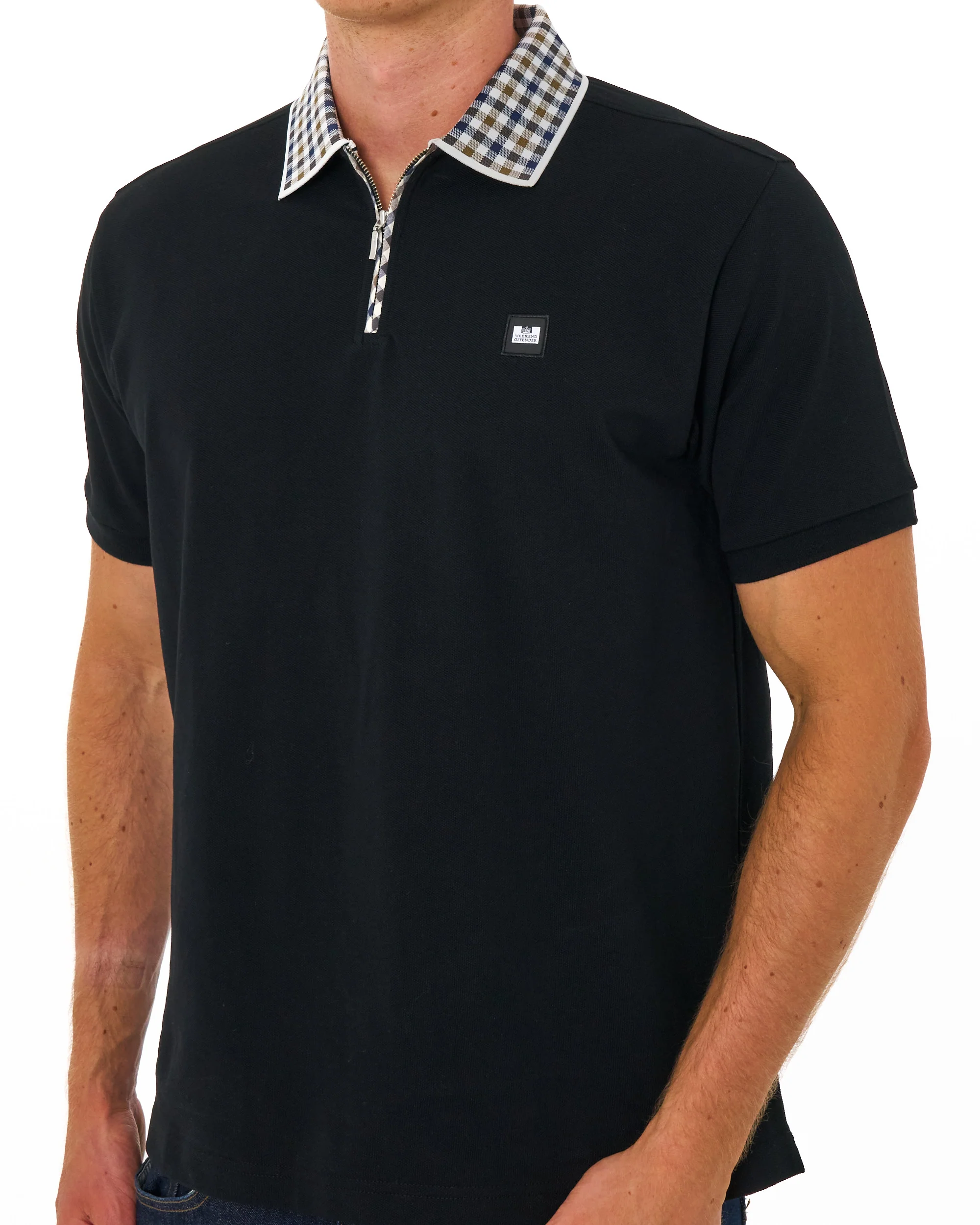 Weekend Offender Tipasa Polo Shirt Black