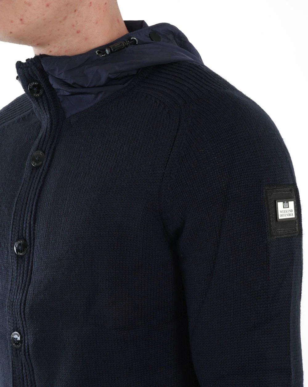 Weekend Offender Toledo Knit Navy - Image 2