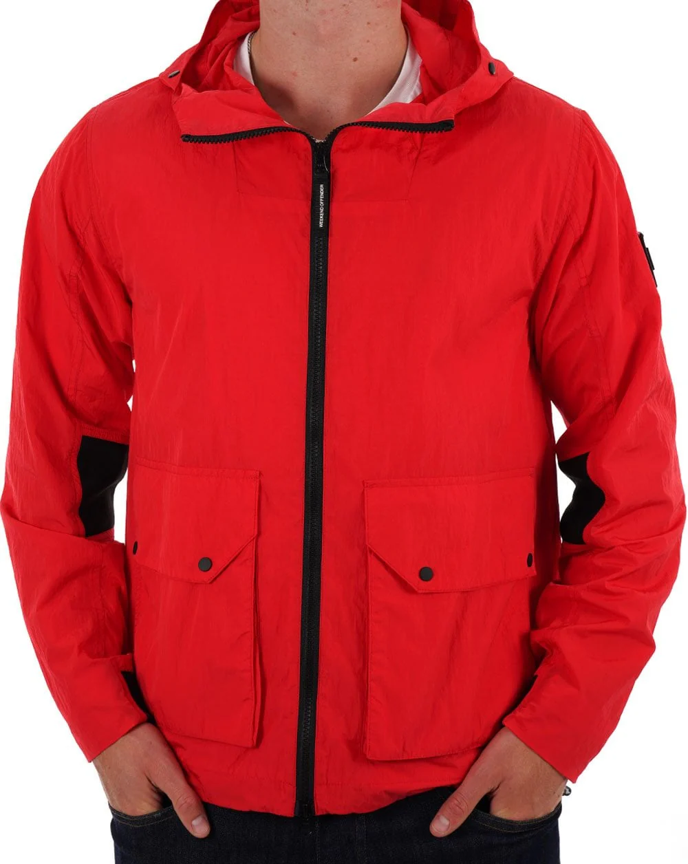 Weekend Offender Valencia Jacket Red - Image 3
