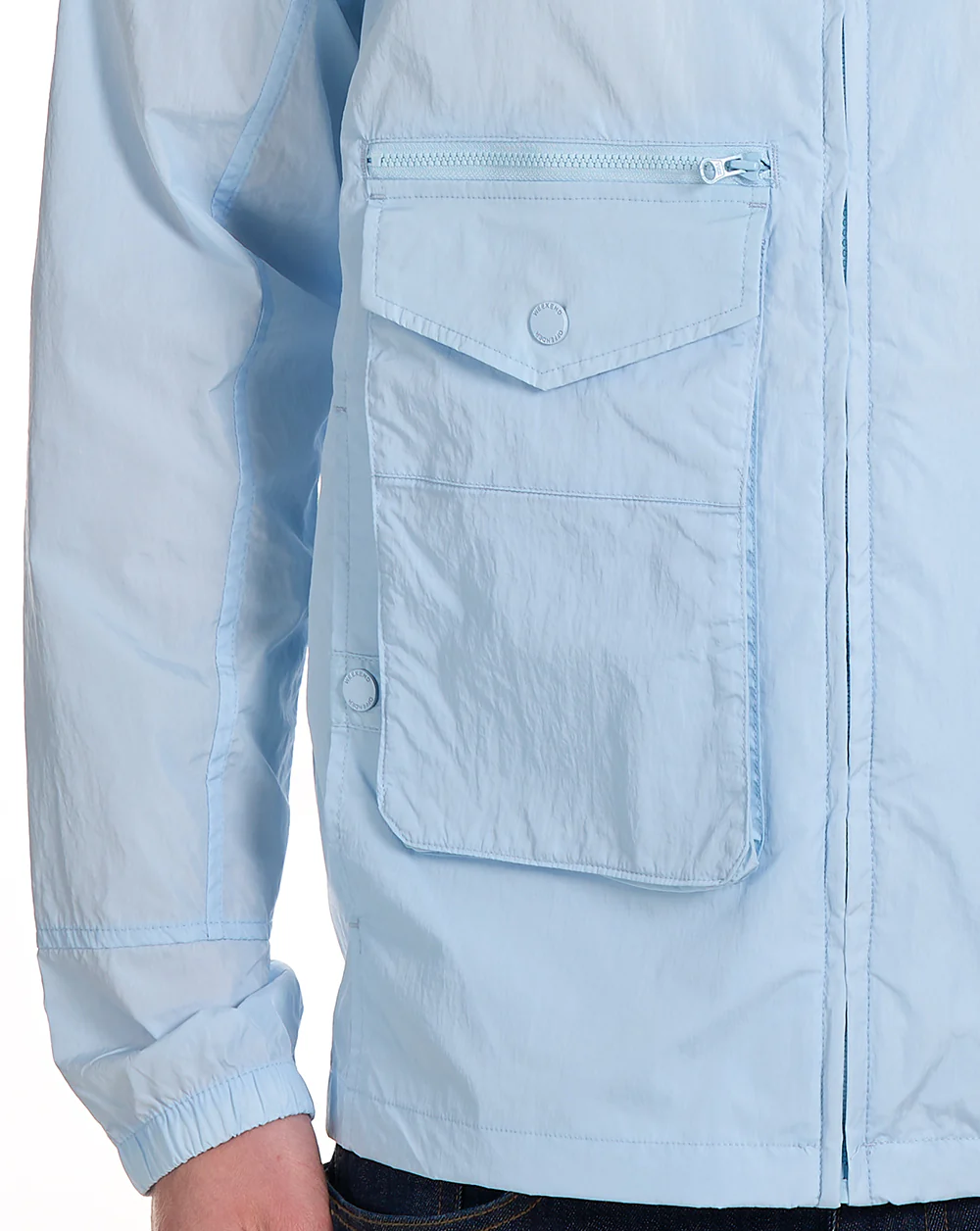 Weekend Offender Vinnie Overshirt Sky Blue - Image 5