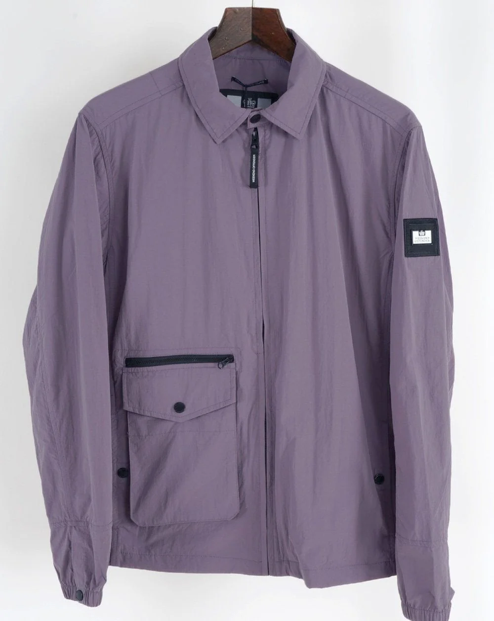 Weekend Offender Vinnie Overshirt Soft Grape - Image 2